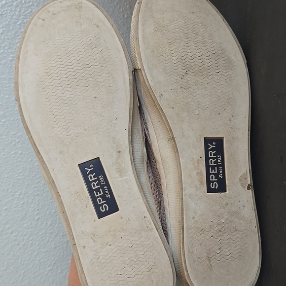 Sperry Top-Side Seaside Perforated Rose Shoes Size 9 - Picture 6 of 8